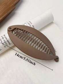 1pc/2pcs/3pcs Minimalist Fish Tail Medium Hair Claw Clips, Elegant Vertical High Ponytail Twist Banana Clips, Hair Accessories For Buns, Waves, Ponytails, Spring/Summer New Arrival, Gift For Friends, Easy To Use - Multicolor Large - View 13