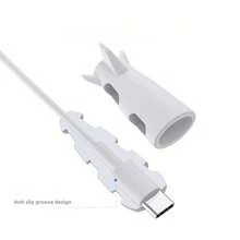 2-In-1 Silicone Cable Protector & Organizer, Prevents Charging Cable Breakage, Compatible With Apple Devices