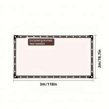 AIYYIPA 1 pieza Cubierta de lluvia impermeable, tela impermeable, red de lluvia, transparente, resistente al desgarro, a prueba de polvo e impermeable. Adecuado para jardines, balcones, porches, estantes de flores, casetas de perros, invernaderos de camping y sitios de camping al aire libre.