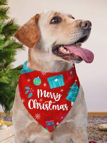 Reversible Christmas Pet Bandana With Santa Claus, Snowman And Reindeer Pattern,Halloween Devil Pumpkin Pattern Pet Kerchiefs,Adjustable Xmas Theme Pattern Printing Dog Triangle Bibs Scarfs,Suitable For Small To Medium Dogs And Cats - Soft Polyester, Machine Washable, Random Style