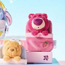 Miniso 迪士尼史迪奇系列烘焙玩偶擺飾（史迪奇、小熊維尼）柔軟絨布+3D烘焙裝飾，不易掉毛，經久耐用（1個） - 粉紅色 - 查看 2