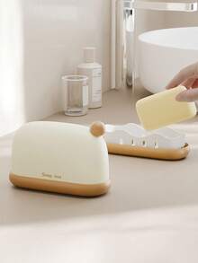 1 pieza Caja de jabón de viaje, Estuche de jabón sellado a prueba de agua, Caja de jabón portátil para viajes - Multicolor - Ver 5