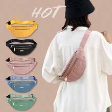 Women Fashion Waist Bag Casual Commute Sport Portable Shoulder Crossbody Bag With Multiple Pockets, Phone Pouch - Nhiều màu - Xem 3