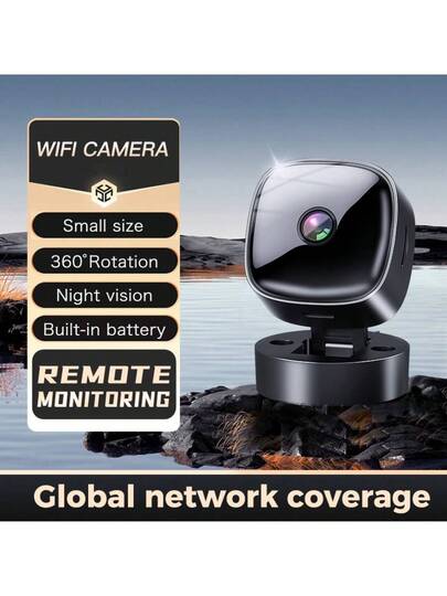 Small Wireless WiFi Camera Hidden Spy Security Cameras,Mini Nanny Cam Slimme Home, Pet Dog Baby Indoor Outdoor 1080P Remote Portable, Phone APP Room view 4