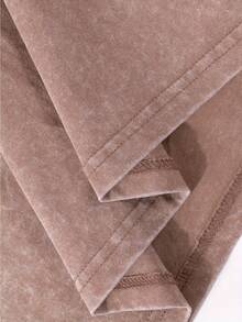 Letter Print Pattern Design For Men'S Casual Round Neck Short Sleeved T-Shirt Made Of 100% Pure Cotton, Comfortable And Textured For All Seasons, Suitable For Adults To Wear