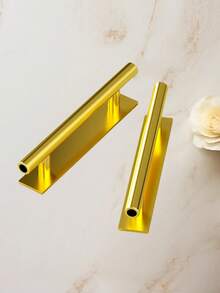 1pc Drill-Free Self-Adhesive Drawer Door Handle, Suitable For Furniture Cabinet Doors, Kitchen Cabinet Doors, And Drawers. It Can Be Used On Various Cabinets/Drawers/Lockers. - Multicolor - View 7