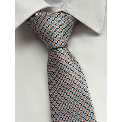 Gravata Semi Slim Exclusiva Lancamento DF Gravatas - 2400 Fios