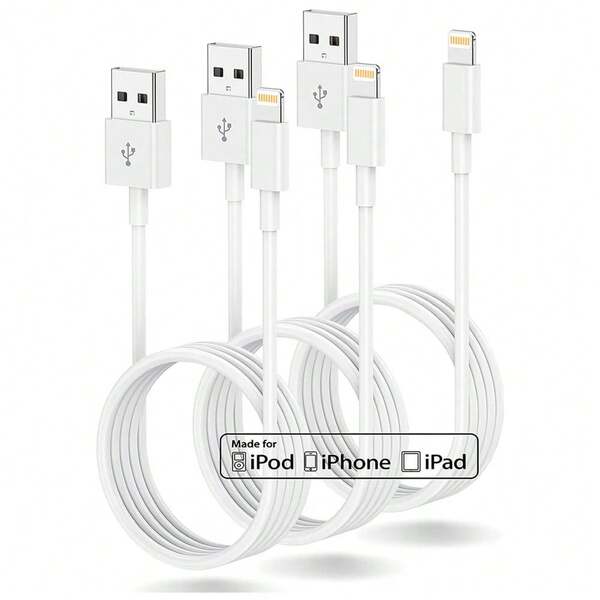 1-3pcs 20W Fast Charging Cable 3.3FT/100CM High-Efficiency Data Transfer Cord Compatible With IPhone 14 Series, IPhone 13/12/11/XS/XR/8/7/6, IPad