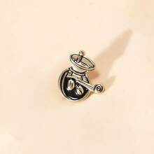 Coffee Beans Coffee Cup Latte Art Coffee Machine Barista Creative Theme Brooch Multi-Functional Decoration Clothing Accessories - 08280106 - 查看 13