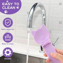 Multi-Function Cat Treat Dispenser Spoon, Suitable For Licking Cat Treats, Squeeze-Style Cat Treat Scoop, Feeder, Large Cat Food Scoop - Multicolor - View 7