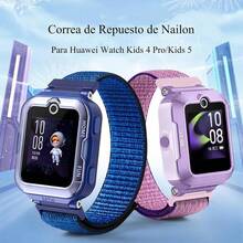 ZHIKE 2Piezas Correa Compatible con Watch 4 Pro, Extensible Pulsera Banda de Nylon para Watch 4 Pro - S/M + Nebulosa Violeta+Siete Arco Iris - Ver 2