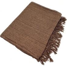 Giant Luxury Sofa Blanket 120x210 Protective Sofa Cover Type - 深棕色混合 - 查看 12