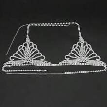 多层水钻腰肚链腿大腿链女士性感沙滩比基尼身体链腿大腿束带首饰 - 身體鏈 - 查看 18