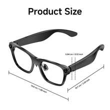 SIMSONLAB Neue Smartbrillen, Multifunktionsbrille, klare Linsen, Anrufe, Musikwiedergabe, Echtzeit-Übersetzung Outdoor-Sport-Kopfhörer, wiederaufladbar, HD-Linsen, fortschrittliche Technologie, unisex, Touch-Sensing, Smartobjekte, Sprachassistent, Kamera, Surround-Laautsprecher