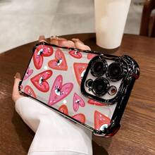 Funda de Teléfono Corazón Ojo del para 17 16 15 14 13 12 11 Pro X XR XSMAX 8 Plus, a prueba de golpes, transparente, cubierta trasera suave - Colores mixtos - Ver 3