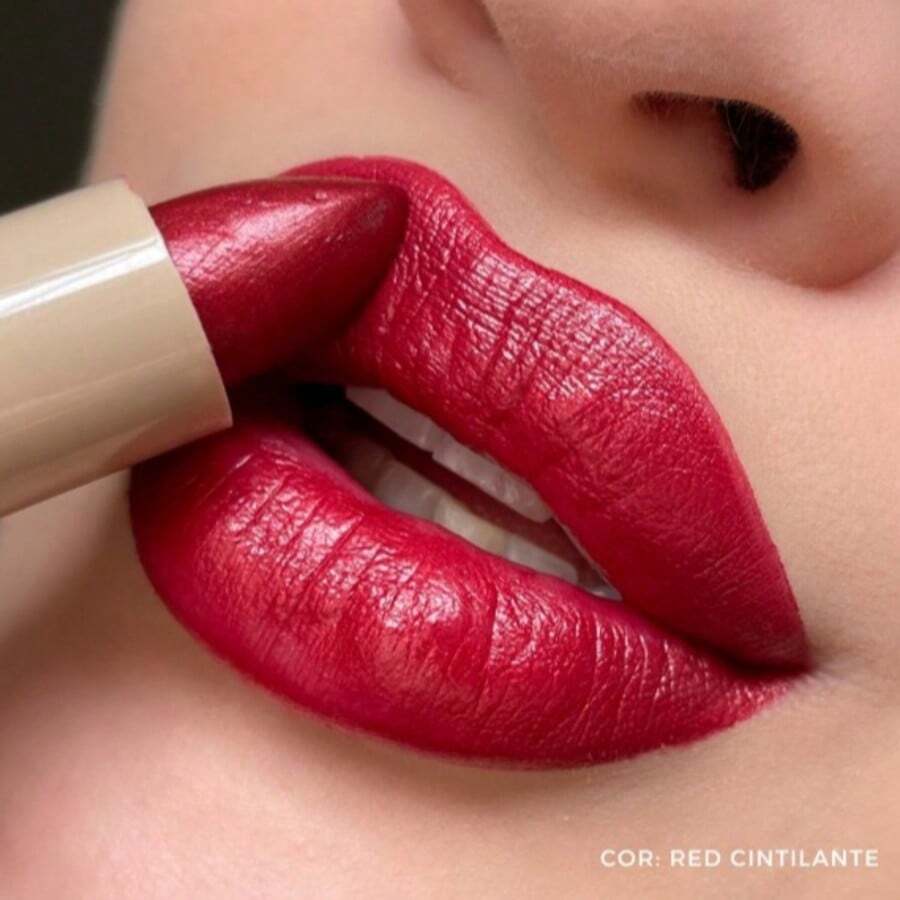 Mahav Everyday Shimmering Lipstick - Brillo rojo - Ver 1