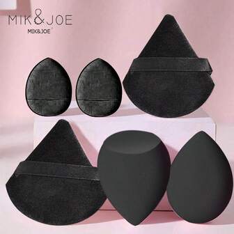 Set de 6 esponjas de maquillaje con forma de triángulo, esponja de maquillaje, borla de polvo de maquillaje, borla de polvo suelto, borla de pastilla de polvo, borla de polvo de maquillaje, textura suave y esponjosa, borla de polvo para dedos, herramientas de maquillaje, esponja de fijación, borla de polvo para dedos en botella, borla de polvo suave, borla de polvo de uso dual en seco y húmedo, herramientas de maquillaje y productos de belleza, borla de polvo, cojín de aire, herramientas de maquillaje multifuncionales, productos de belleza y cuidado de la piel, borla de polvo de maquillaje, herramientas de limpieza facial, herramientas de maquillaje, almacenamiento de viaje, adecuado para maquillaje, paleta de sombras de ojos, aplicable a la cara y el Body, herramientas de maquillaje