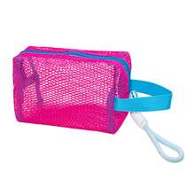 Borsa Tofu minimalista dai colori della dopamina, borsa cosmetica a rete di grande capacità, borsa da viaggio portatile e colorata in rete, borsa per articoli da viaggio per la scuola, le vacanze e il ritorno a scuola, borsa da toilette impermeabile, borsa per il trucco, borsa da toilette per crociere, per donne e uomini