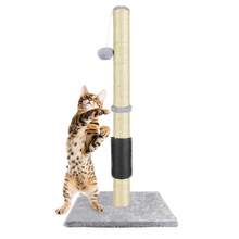 EFAN 80 CM Tall Pet Cat Scratching Board, Entertainment Toy For Cat, With Hemp Rope And Soft, Smooth Plush Covering, Vertical Scratching [Fully Extended], Modern And Stable Design, Specially Designed For Cats. - 80cm - View 10