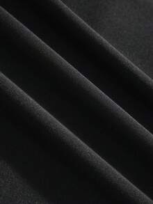 Winter Christmas Women's Tops, Women's Jackets, Women's Upper Clothing, Autumn Back-To-School Double-Hooded Sweatshirt, Women's Fashion Street-Style Hooded Sweatshirt With Kidnapper Kitten ABC Print, Kidnapper Kitten ABC Pattern Print, Printed Barak-Style Sweatshirt - Black - View 8