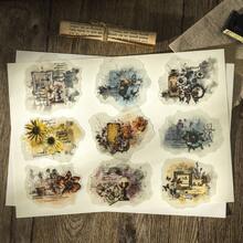 10 coli/autocolante pentru pungă, acele vremuri vechi, autocolante de fundal cu cerneală vintage, accesorii pentru albume, accesorii pentru caiete, rame foto decorative, huse pentru computer și telefon, pahare cu apă, reviste de gunoi, penare, autocolante decorative pentru birou, autocolante pentru sezonul de întoarcere la școală, rechizite școlare