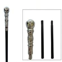 1pc Unique Shaped Creative Walking Stick (Spherical, Snake Head), Egyptian Style King Pimp Cane, Stage Performance Wand, Adult Party Magic Wand, Vintage Staff Prop - Multicolor - View 15