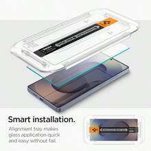 Protector de pantalla de vidrio templado GlasTR EZ FIT Compatible con S25 Ultra compatible con fundas u2013 Paquete de 2 - SP691 - Ver 6