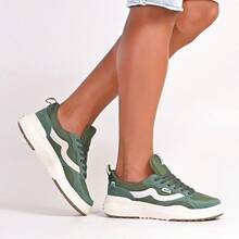 Casual Sneakers With Non-Slip Sole And Reinforced Stitching Sizes 34 To 43 - Xanh quân đội 2852 - Xem 2