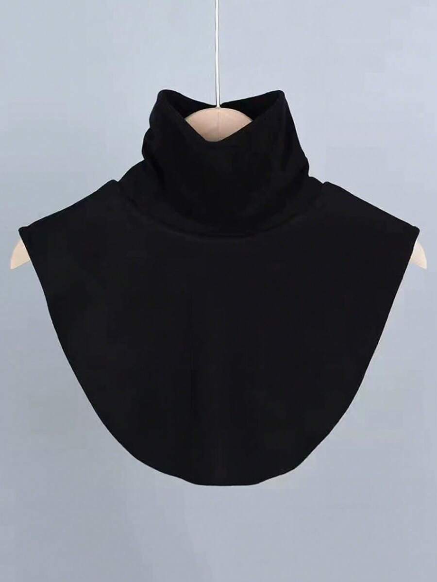 1 件装 Decong 高领假领儿童纯色高弹底装饰领罗纹保暖领口秋冬季女式翻领衬衫 - 圣诞装饰女士的完美礼物