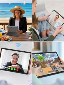 Relndoo Tablet Android 2025 Newest, 10.1-Inch Tablet With Case, RK3562 Quad-Core 2.0 GHz, (4GB+4GB) RAM+64GB ROM, Android 14 Tablet With 6000mAh Battery, 2MP+8MP Dual Camera, 1280*800px HD Touchscreen, Wireless, 802.11n Wifi6 2.4g/5.0g, GMS Certified Computer Tablets PC With Tablet Protective Film (Without Adapter)-Pink