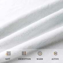 1 件圣诞主题超柔软毛毯，白色雪花羊毛毯，法兰绒面料，触感柔软，保暖功能，实用盖毯，适用于卧室、客厅、圣诞装饰、办公室午睡、露营野餐