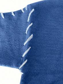 Suéter informal de talla grande de un solo color, estilo minimalista para uso diario, para invierno