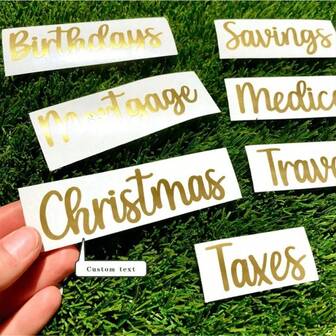 Personliga namndekaler i vinyl, Anpassade namndekaler, Vinglasdekaler, Bröllopsdekaler, Vinylbokstäver, Anpassade namndekaler, Anpassad 3-6 tums personlig text, 1/3/5 delar kan anpassas med olika texter, Namnklistermärken, DIY-presenter, Alla hjärtans dag-presenter, Presenter till henne, Presenter till honom, Presenter till mamma, Presenter till vänner, Heminredning