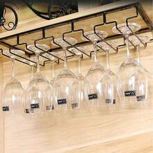 1 pieza Soporte creativo para copa de vino alta, soporte de hierro para copa de vino invertida para bar en casa, soporte colgante para copa de vino