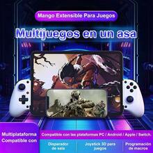FEISEDY Mando de Juegos Inalmbrico Extensible para Android, Controlador Gamepad 5.0 con Diseo Ergonmico - Compatible con iOS, para Tabletas y Dispositivos Mviles - Blanco - Ver 2