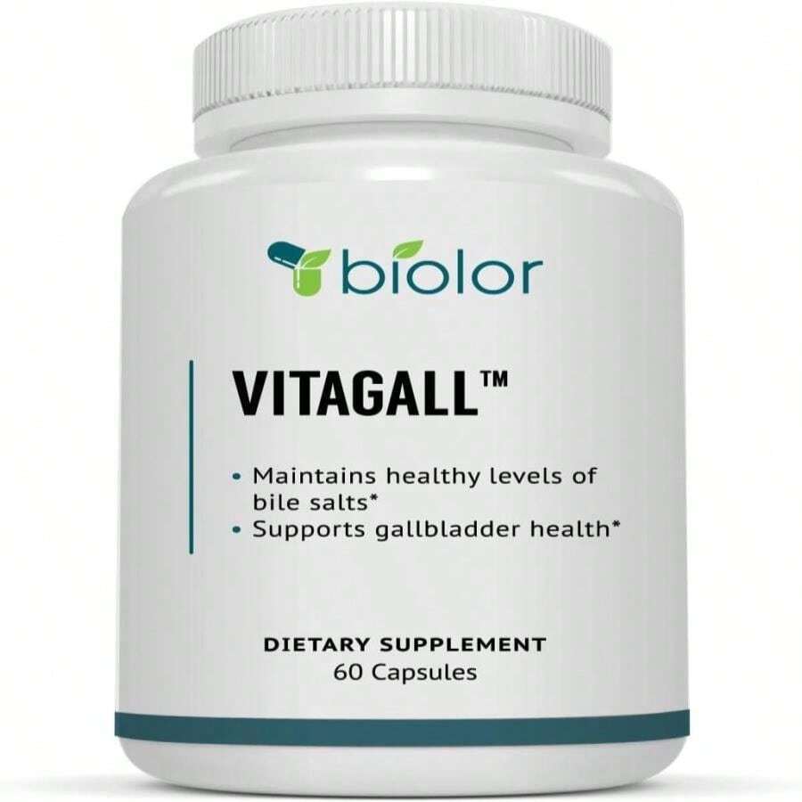 Biolor VitaGall? The Best Gallbladder Health Supplement - Natural Gallbladder Cleanse With Chanca Piedra And Artichoke Extract - Gallbladder Formula For Healthy Digestive System, Gallbladder &Amp; Liver - Trắng - Xem 1