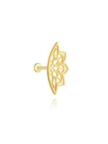 1Pc Hollow Lotus Butterfly 925 Sterling Silver Stud Earring Vintage Minimalist Jewelry Wedding Party Jewelry Gift For Her Fine Jewelry