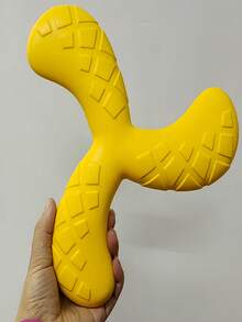 1 Interaktives Haustier-Spielzeug - Strapazierfähiges EVA-Material, schwimmende Drei-Blatt-Dart-Konstruktion, Spielzeug für kleine und mittlere Hunde, Hundenspielzeug, Outdoor-/Strand-Interaktionsartikel