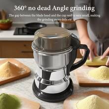 Multifunctional Home Electric Coffee Grinder - High Power Machine For Kitchen Cereal, Nuts, Beans, Spices & Grains - Xem 9