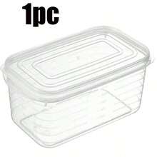 10/6/1pcs Sealed Food Storage Containers, Transparent Plastic Meal Boxes With Lids, Suitable For Refrigerator, Freezer And Food Storage Room, Stackable, For Kitchen And Outdoor Food Storage, Organize Messy Kitchen - Multicolor - View 12