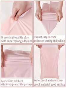 100 Pcs/50 Pcs/10 Pcs Thick Waterproof Solid Color Packaging Bag, Simple Multifunctional Bag, Suitable For Office, Shipping And Mailing,Birthday Gifts For Men,Valentine Box,Men Gift Box,Gift For Man,Gift Bags Bulk,Pink Gift Bag,Valentine's Day,Valentines Gifts, For Mother's Day , Bridesmaid Gifts , Graduation Gifts , Birthday Gifts , Wedding Gifts, Flower Packaging,Flower Supplies,Decor Paper,Birthday,Bride,Wedding