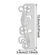 6pcs Metal Flower Cutting Dies, Carbon Steel Cutting Molds For DIY Paper Card Crafts, Scrapbooking, Greeting Cards, Home Decor Projects