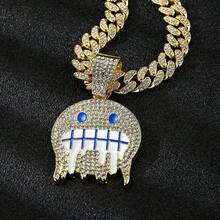 Miami Mens Cuban Link Chain Silver Gold Plated Bling Cuban Necklace Chain Men Iced Out Chain Hop Jewelry - NOLOVE-Bạc - Xem 9