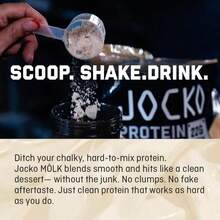 Jocko Fuel M?Lk Whey Protein Powder 22g Protein - Low Sugar Monk Fruit Blend - Muscle Recovery &Amp; Growth, Packaging May Vary (26 Servings, Chocolate Milkshake) - Flavor NameH - View 5