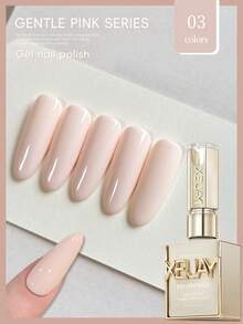 1pc 15ml Pink Series Gel Nail Polish, UV LED Soak Off Nail Gel, Holiday DIY Manicure Design, Suitable For All Seasons Nails - Multicolor - View 18