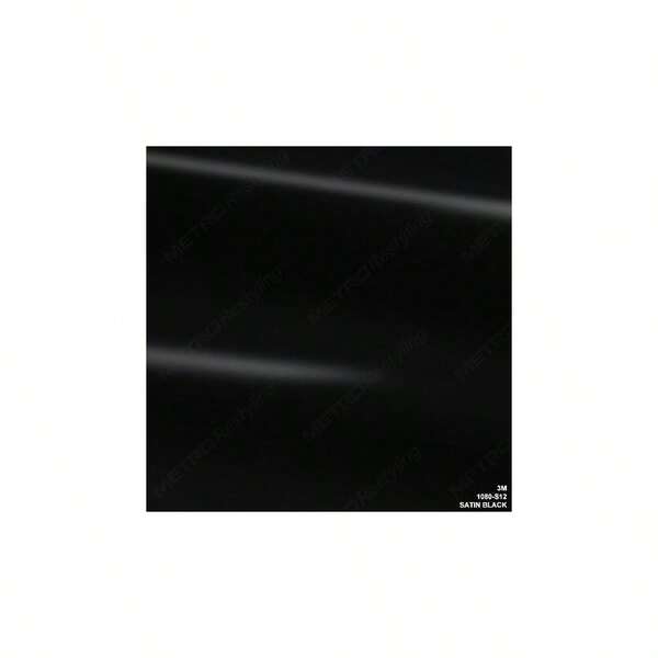 3M 2080 S12 SATIN BLACK 5ft X 1ft (5 Sq_ft) Car Wrap Vinyl Film
