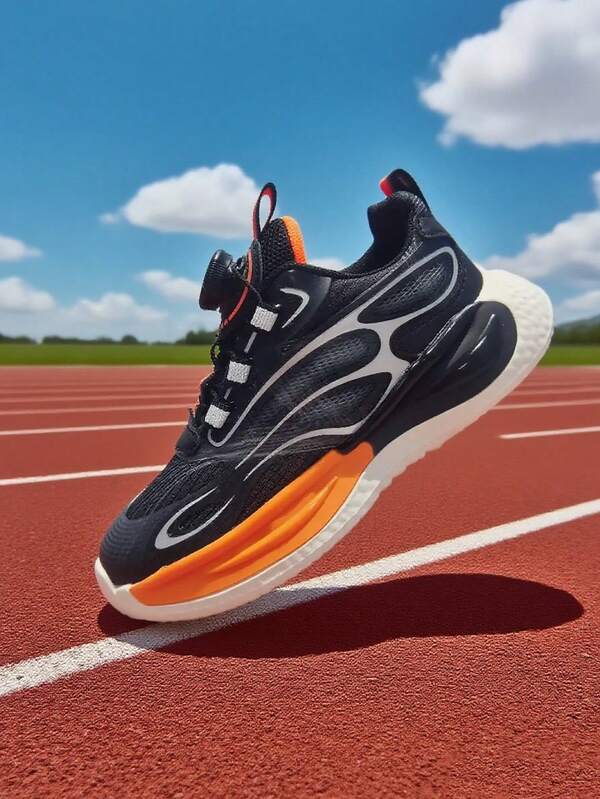 Teens, Campus Student Youth Outdoor Casual Sports Shoes, Athletic Shoes, Running Shoes, Basketball Shoes, Badminton Shoes, Hiking Shoes, Breathable & Comfortable, Non-Slip Soles (Rotating Button Asymmetrical, Random Delivery)