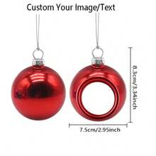 Customizable Resin Christmas Ornaments With Dog Bone Tags And Blessings For The Christmas Tree. - Multicolor - View 6