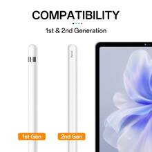 Apple Pencil Replacement Nibs, Micro-Crystal Elastic Tip, Quiet & Anti-Slip, Compatible With Apple Pencil 1st/2nd Gen, IPad Pro - Multicolor - View 5