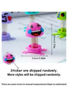 12 قطعة مشتركة بألوان عشوائية من منطلق الربيع، مناسبة للأولاد والبنات للعب ألعاب القفز، يمكن استخدامها كديكورات لحفلات استحمام الطفل أو هدايا صغيرة للأصدقاء، حشوات لأكياس الحفلات، هدايا ممتعة (ألوان عشوائية) - متعدد الألوان - مشاهدة 2